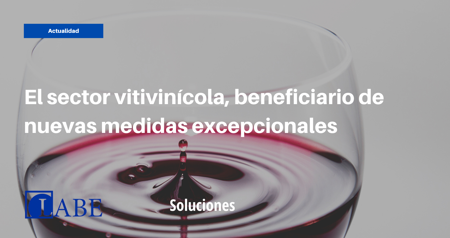 El sector vitivinícola, beneficiario de nuevas medidas excepcionales